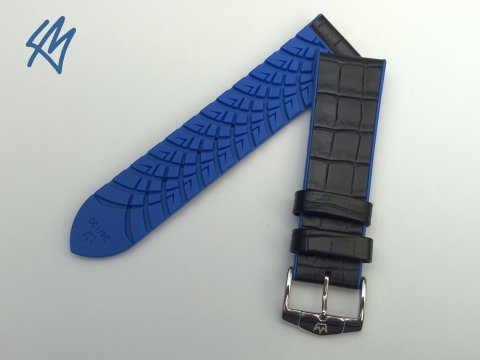 Hybrid ZRC kůže modrá