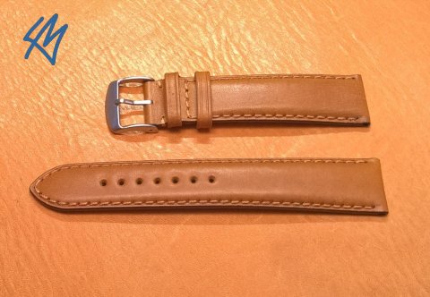HNĚDÝ "Oiled leather" řemen