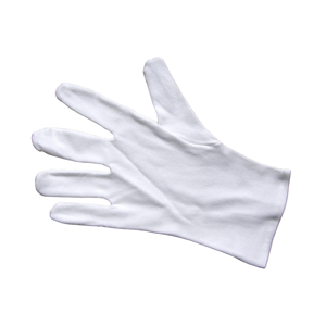 Aranžérské bavlněné rukavice – bílé / velikost M / 8
