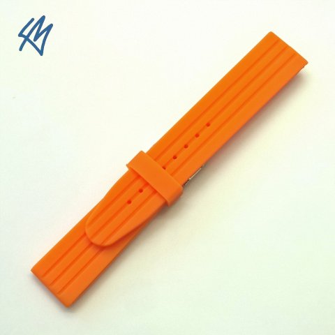 Silikon řemen FUGA Economy oranžový 20 / 18 mm