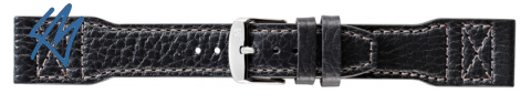 YOGA černý/ black/ Morellato š. 20 (16) mm