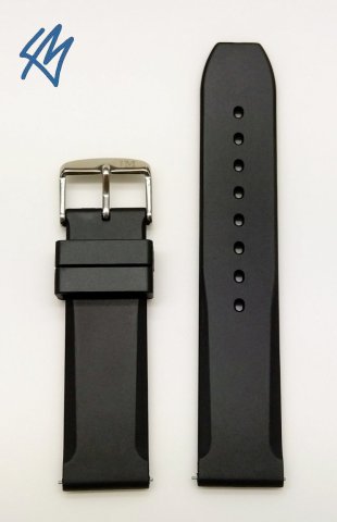 LUGANO černá / black / š. 20 (20) mm Morellato
