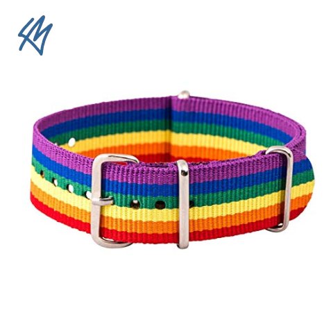 RAINBOW Nato strap / š. 20 mm