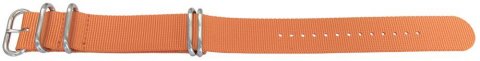 Oranžová Nato ZULU/ 5R strap / š. 22 mm