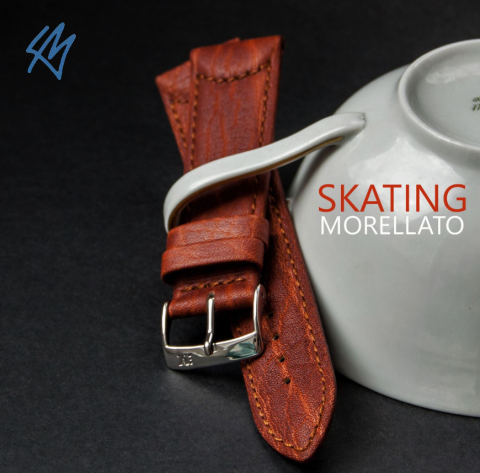 SKATING hnědá š. 22 (20) mm Morellato