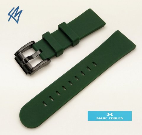 CELTIC zelená + PVD š. 22 (20) mm / Marc Coblen