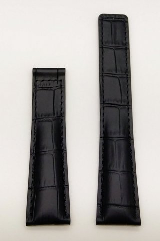 ESPECIAL Croco / černá š. 19 x 18 mm