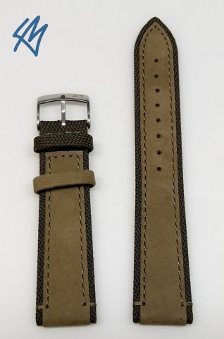 Vecellio zelená, hnědá / š. 22 (18) mm Morellato