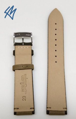 Vecellio zelená, hnědá / š. 22 (18) mm Morellato