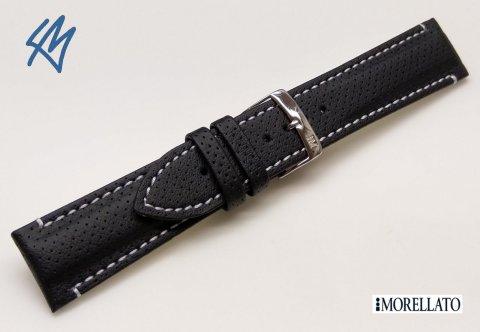 RACE TECH černá, bílá / š. 22 (20) mm Morellato