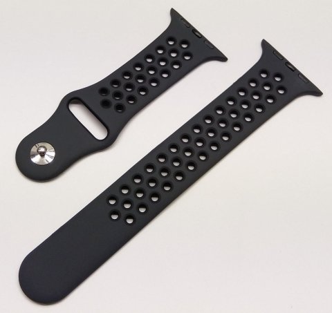 Apple Watch CONTRAST silikon černá / š. 38(40) mm