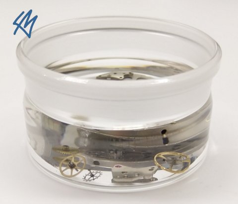 Benzinka - zabroušená (sklo) Ø 50 mm/ 30 ml / Boley / Swiss Made