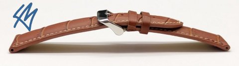 MATT ALLIGATOR zlato hnědá š. 20 (18) mm