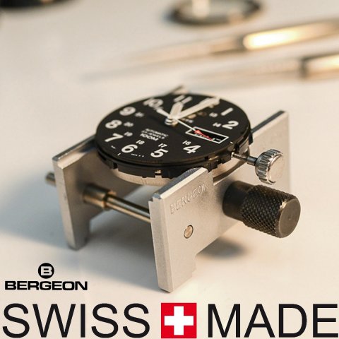 Bergeon 4040 (kovový) montážní můstek pro opravu hodinek - VELKÝ