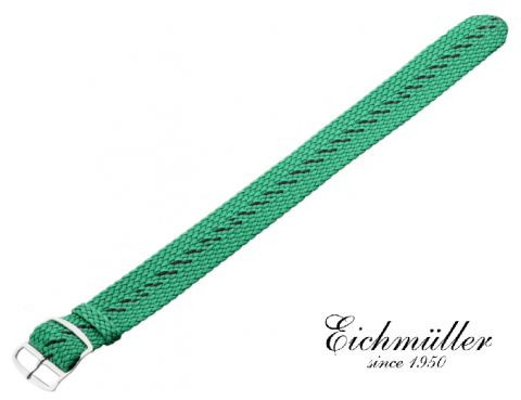 FARBIG perlon / zelená, černá / š. 20 mm / Eichmüller