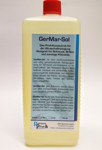 GerMar-Sol koncentrát na čištění šperků v ultrazvuku 1:20 / 1 litr / R&P