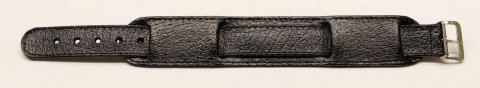 BUFFALO - černý vojenský řemen s podložkou / š. 18 mm