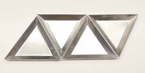 příklad použití - TRIANGL miska aluminiová