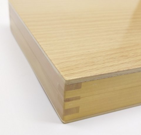 Dřevěný box + pinzety (nerez) 7 ks - Economy