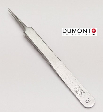 Dumont no.5 Carbon01 - hodinářská pinzeta vlásková