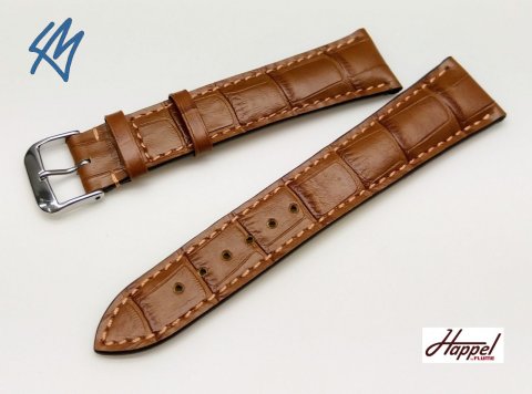 JACKSON XL cognac hnědá / š. 22 (18) mm Happel