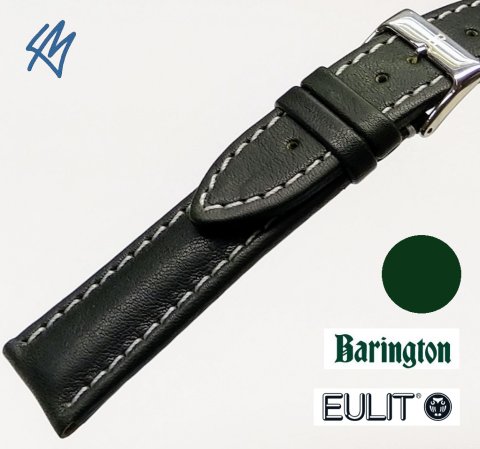 CHRONOMASTER tmavě zelená / š. 22 (20) mm / Barington