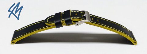 OLYMP černá + žlutá / š. 26 (22) mm / Eulit