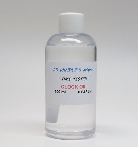 Windles "Clock oil" 100ml - přírodní olej "č. 3" pro pendlovky a velké stroje