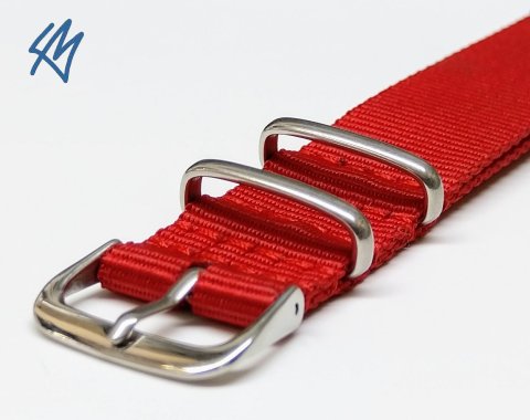 CANOE nato strap červená / š. 18 mm