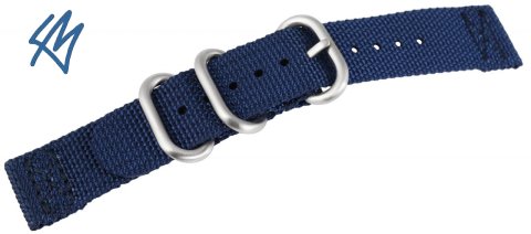 KAYAK zulu strap dvoudílný / modrá / š. 20 (20) mm