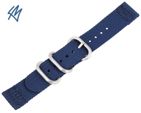 KAYAK zulu strap dvoudílný / modrá / š. 20 (20) mm