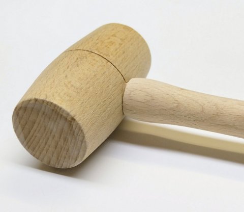 Palička dřevěná - plochá Ø 30 mm