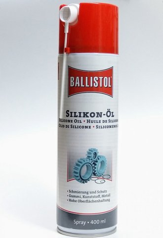 SILIKON-ÖL 400ml sprej - olej pro průmysl a vozidla / BALLISTOL