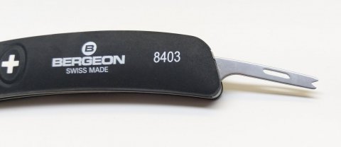 BERGEON 8403 kapesní hodinářský nůž / SWIZA