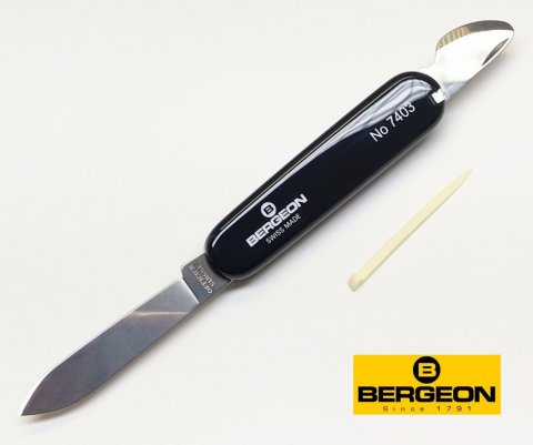 BERGEON kapesní hodinářský nůž / Victorinox