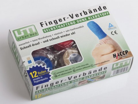 RF Care - samolepicí páska na ochranu prstů - 12ks v krabici