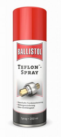 TEFLON sprej 200ml - dílenské suché mazivo / BALLISTOL
