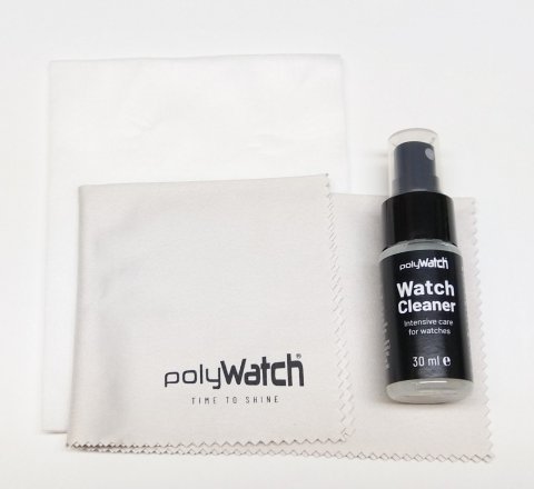 Watch Cleaner + čistící a leštící hadříky / polyWatch / Germany