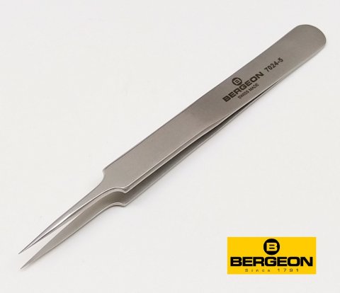 Bergeon 7024-5 hodinářská pinzeta / Swiss made