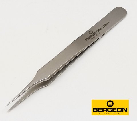 Bergeon 7024-4 hodinářská pinzeta / Swiss made