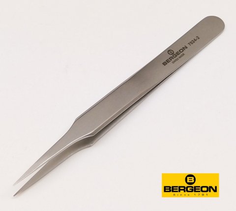 Bergeon 7024-2 hodinářská pinzeta / Swiss made