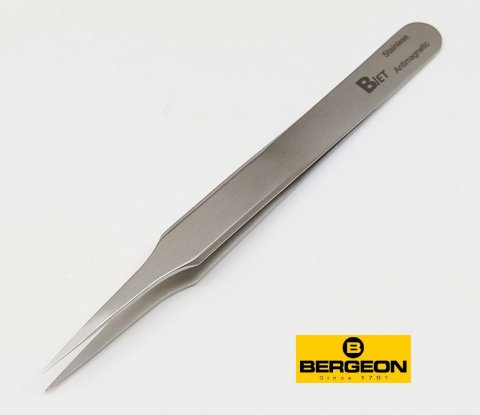 Bergeon 7024-2 hodinářská pinzeta / Swiss made