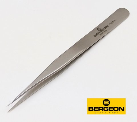 Bergeon 7024-3 hodinářská pinzeta / Swiss made