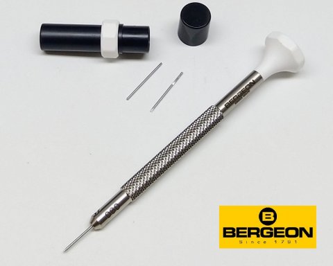 Bergeon 30081-AT ø 0,60mm BÍLÁ / nerezový hodinářský šroubovák / Swiss made