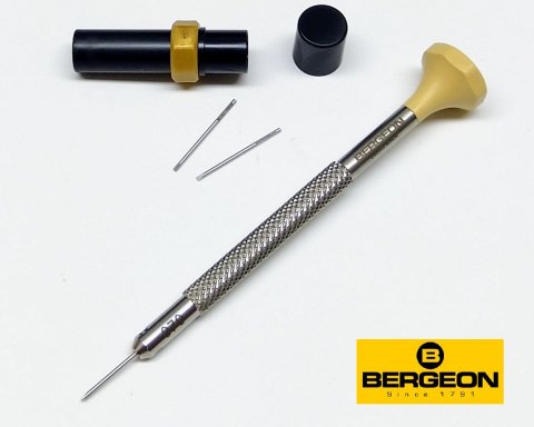 Bergeon 30081-AT ø 0,70mm OKROVÁ / nerezový hodinářský šroubovák / Swiss made
