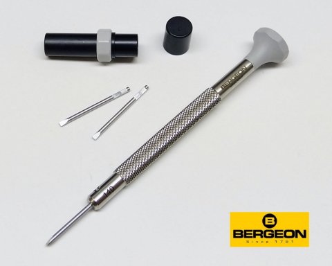 Bergeon 30081-AT ø 1,40mm SVĚTLE ŠEDÁ / nerezový hodinářský šroubovák / Swiss made