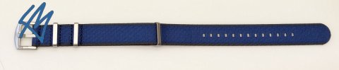 Nato heavy / tmavě šedá, tmavě modrá / š. 18 mm