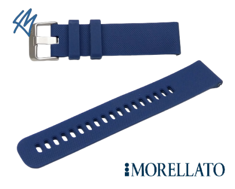 BYTE silikon / modrá / š. 22 (22) mm Morellato