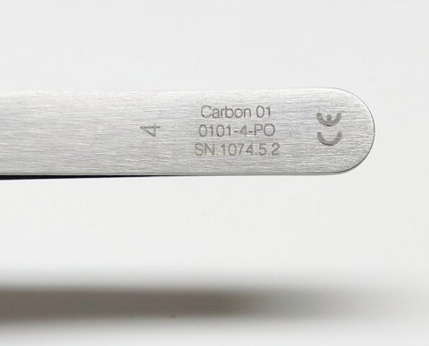 Dumont no.4 Carbon01 - hodinářská pinzeta vlásková