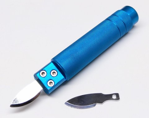 BLUE KAI METAL - hodinářský nůž s širokou střenkou